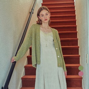 오앨 여성용 WOOL KNIT CARDIGAN