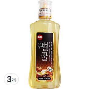 고려 사양 벌꿀, 1kg, 3개