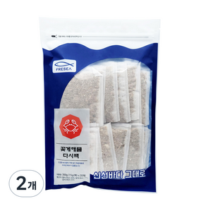 프레씨 꽃게 해물다시팩 15g*20팩, 300g, 2개