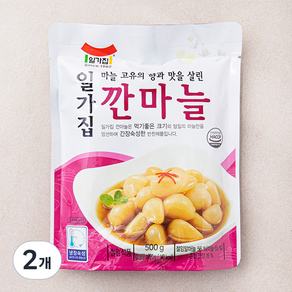 일가집 깐마늘, 500g, 2개