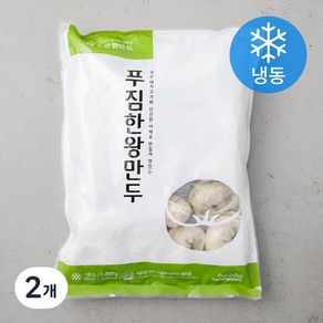 한만두 푸짐한 왕만두 (냉동), 1.4kg, 2개