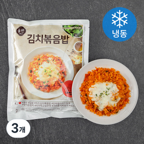 올반 김치볶음밥 (냉동), 414g, 3개