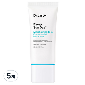 닥터자르트 에브리 선 데이 모이스처라이징 선크림 SPF50+ PA++++, 30ml, 5개