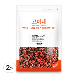 고미네 건크랜베리, 500g, 2개