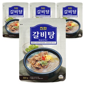 진한식품 갈비탕, 600g, 4개
