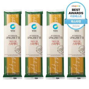 청정원 이탈리아 정통 스파게티, 500g, 4개