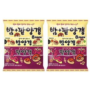 크라운 밤양갱 50g x 4p + 팥양갱 50g x 4p, 400g, 2개