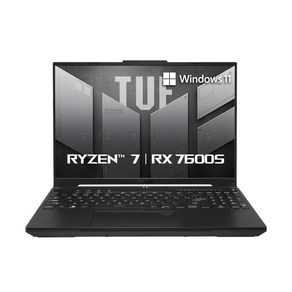 에이수스 2024 TUF 게이밍 A16 16 라이젠7 Radeon RX 7600S, OffBlack, 512GB, 16GB, WIN11 Home, FA617NSR-N4014W