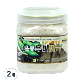 오양식품 콘푸라이트 검은콩 흑미 마죽, 800g, 2개