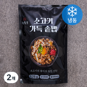 늘품정 소고기 가득 솥밥 밀키트 (냉동), 528g, 2개