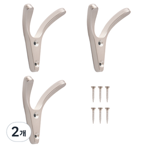 철물대장 더듬이 2구 벽옷걸이 3p