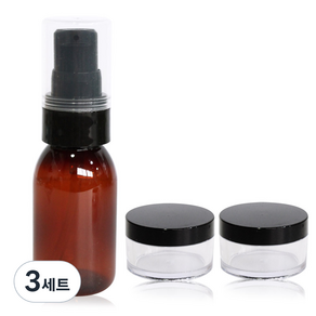 이글코리아 원형에센스 용기 30ml + 원형크림용기 10g x 2p, 혼합 색상, 3세트