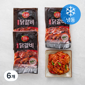 올품 닭갈비 매운맛 (냉동), 300g, 6개