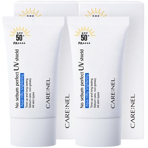 까레넬 노 세범 퍼펙트 UV 쉴드 선크림 SPF 50+ PA++++