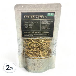 약경지수 껍질째 볶은 무말랭이 차, 200g, 2개