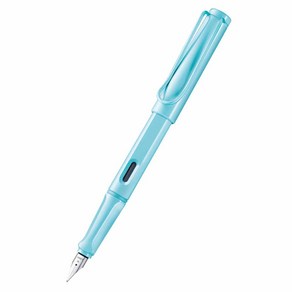 LAMY 사파리 만년필 딜라이트, EF, 아쿠아스카이