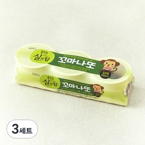 풀무원 살아있는 실의힘 꼬마나또 김조림 간장소스, 29.9g, 3개입, 3개