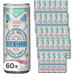 일화 초정 토닉워터 제로, 250ml, 60개