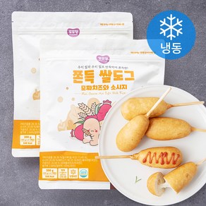 또또맘 쫀득 쌀도그 모짜치즈와 소시지 (냉동), 50g, 4개입, 2개