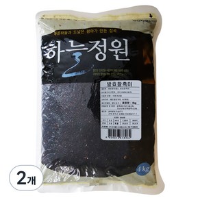 광복농산 하늘정원 발효찰흑미, 4kg, 2개