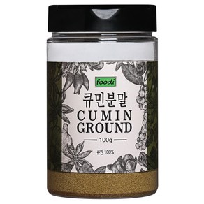 foodi 큐민 분말, 100g, 1개