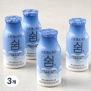 에치와이 스트레스 케어 쉼 요구르트, 3개, 4개입, 140ml