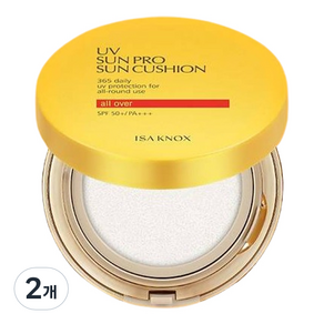 이자녹스 UV 선 프로 365 올 오버 빅 선 쿠션 SPF50+ PA+++, 23g, 2개