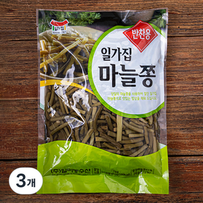 일가집 마늘쫑, 1kg, 3개