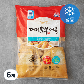 대림선 어묵 선종합1000 (냉동), 1kg, 6개