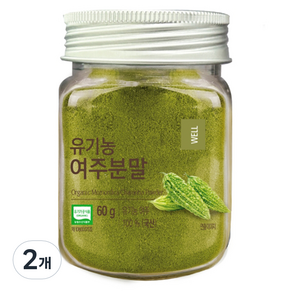 올가홀푸드 유기농 여주 분말, 60g, 2개