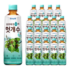 헛개수 차 음료, 500ml, 20개