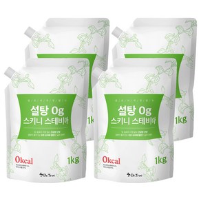 닥터트루 스키니 스테비아, 1kg, 4개