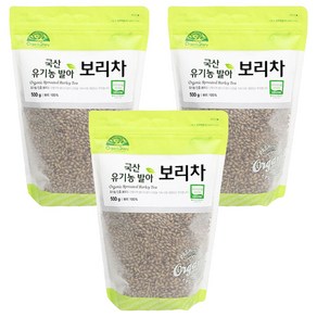 오가닉스토리 유기농 발아 보리차, 500g, 1개입, 3개