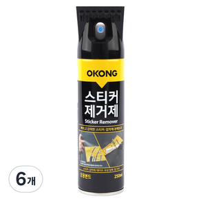 오공 스티커 제거제, 6개, 250ml