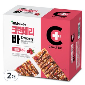 힘내고 크랜베리바, 500g, 2개