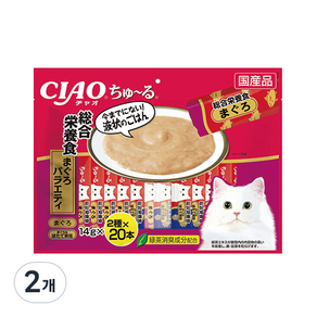 이나바 CIAO 츄르 (종합영양식)참치 버라이어티 40p