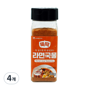 마시하나 뚝딱 라면국물 시즈닝, 80g, 4개