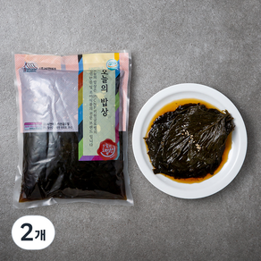 오늘의밥상 간장 깻잎지, 1kg, 2개