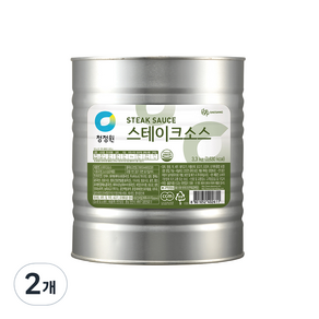 청정원 스테이크소스, 3.3kg, 2개