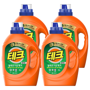 [비건라이프] 테크 알레르기 원인물질 제거 액상세제 본품, 3L, 4개
