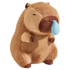 다다랜드 콧물 흘리는 카피바라 인형, 45cm, 혼합색상, 1개