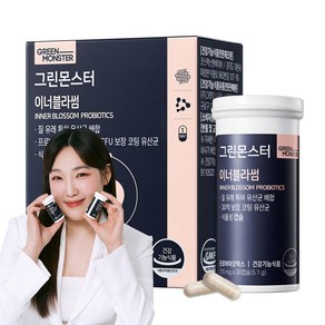 그린몬스터 질 유래 여성 유산균 이너블라썸 30억 CFU, 1개, 5.1g