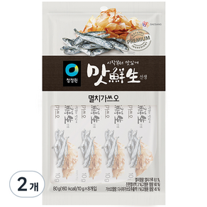 청정원 맛선생 멸치가쓰오 스틱, 80g, 2개