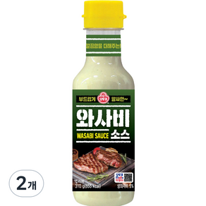 오뚜기 와사비 소스, 310g, 2개