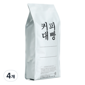 커피대빵 시그니쳐 센서리 블랜딩 원두커피, 홀빈(분쇄안함), 500g, 4개