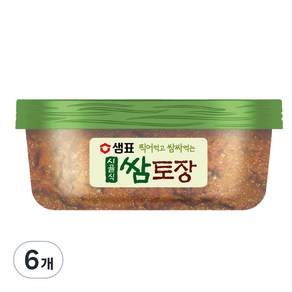 샘표 시골식 쌈토장, 170g, 6개