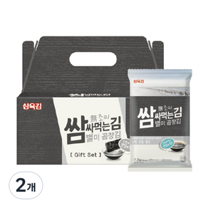 삼육김 쌈싸먹는 별미 곱창김 무조미 10p, 72g, 2세트