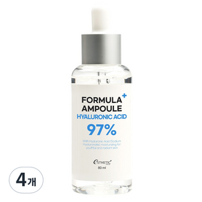 에스테틱하우스 포뮬러 히알루론산 97% 앰플, 4개, 80ml