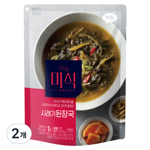 더미식 시래기 된장국, 350g, 2개