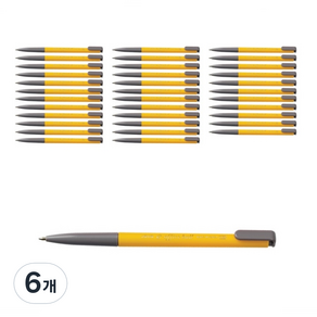 자바펜 1.0mm e-오피스 볼펜, 검정, 72개